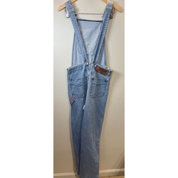 UNIONBAY Vintage Denim Overall Women’s Size 32 Blue Adjustable Strap Casual - Picture 4 of 9